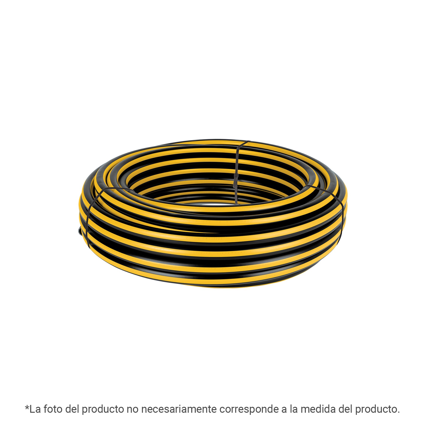 Metro de manguera para gas, 3/8' PE-AL-PE en rollo de 25m