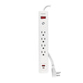 Multicontacto 4 entradas, 1 USB A 1 USB C, blanco, VOLTECK
