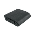 Toldo sombra 90%, raschel negro, 3m x 3m, FIERO