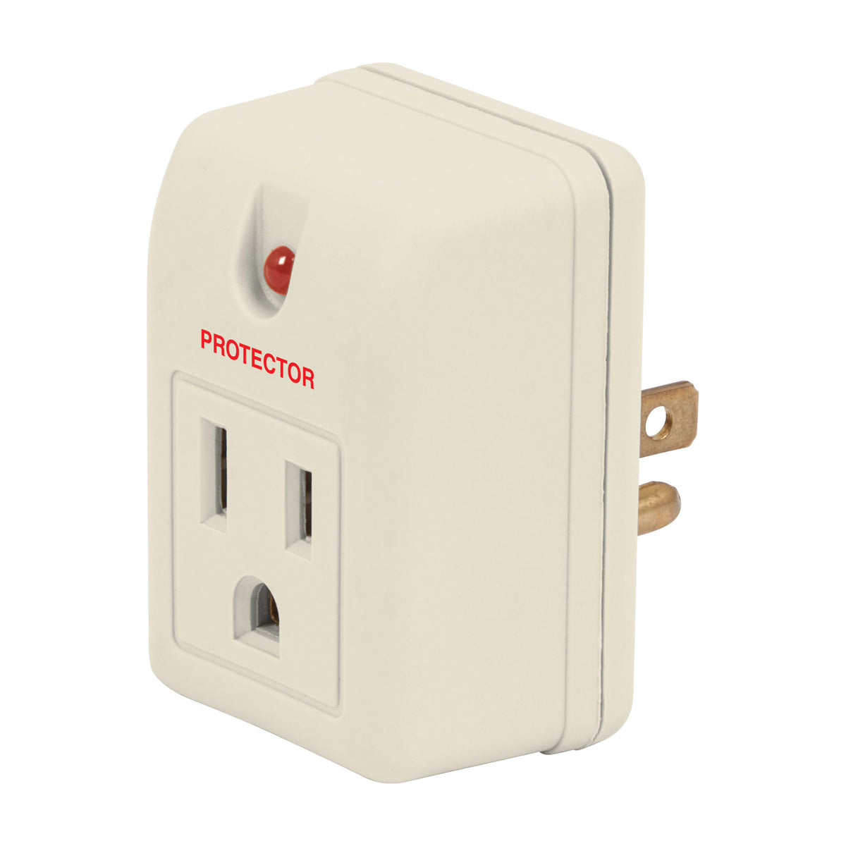 Adaptador con supresor de picos 270 joules, VOLTECK