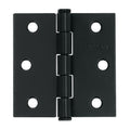 Bisagra cuadrada 2 1/2', negro mate, cabeza plana, HERMEX