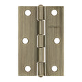 Bisagra rectangular 2-1/2' latón antiguo, HERMEX