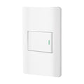 Placa armada blanca 1 interruptor de 3 vías 1.5 mód, Lisboa