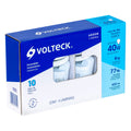 Pack de 4 lámparas espiral mini T2 9 W luz de día, en caja