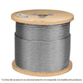 Metro de cable rígido 3/16' de acero 7x7 hilos, 300 m, FIERO