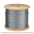 Metro de cable flexible 3/16' de acero 7x19 hilos, 300 m