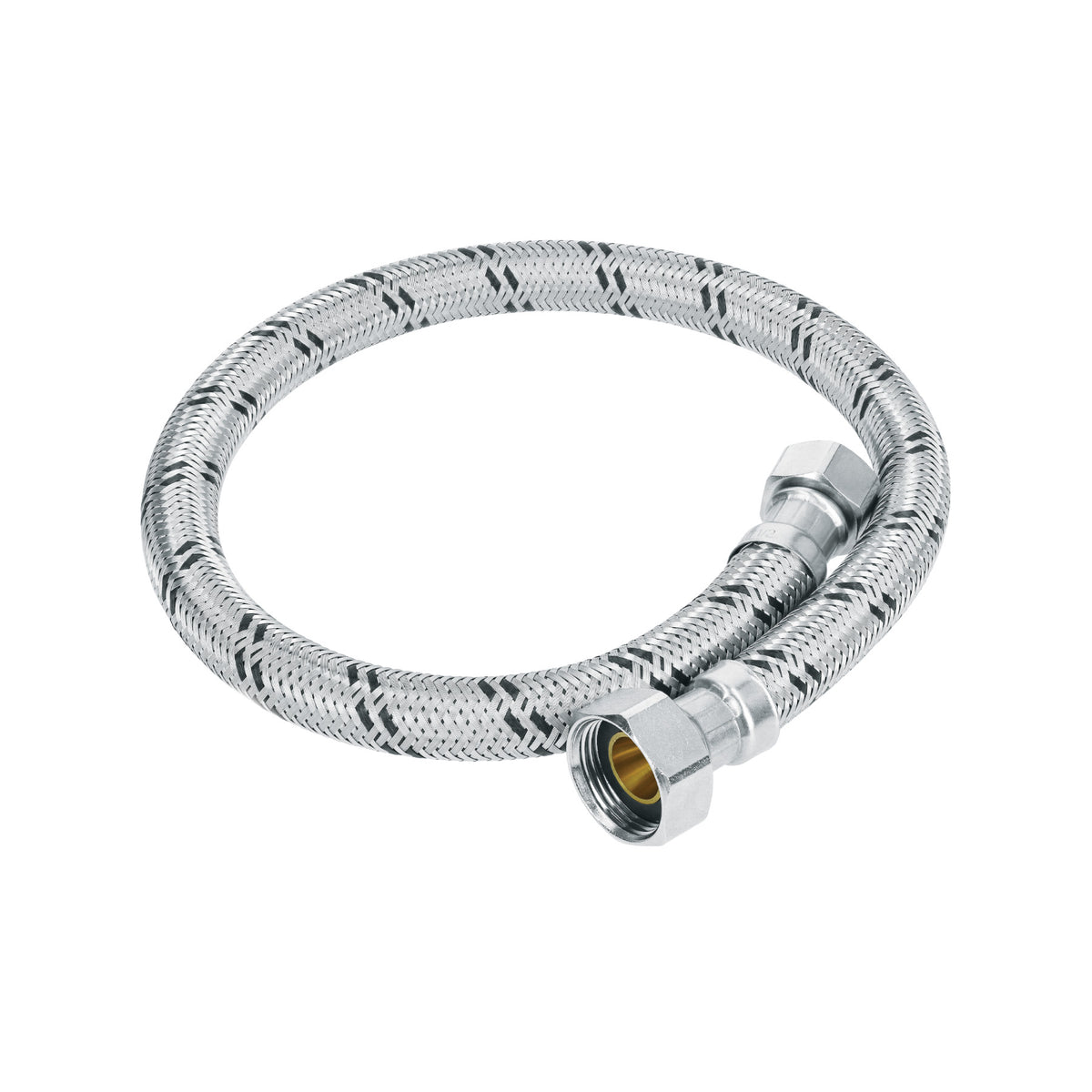 Manguera para boiler, acero inox. 1/2'H x 3/4'H, 60 cm