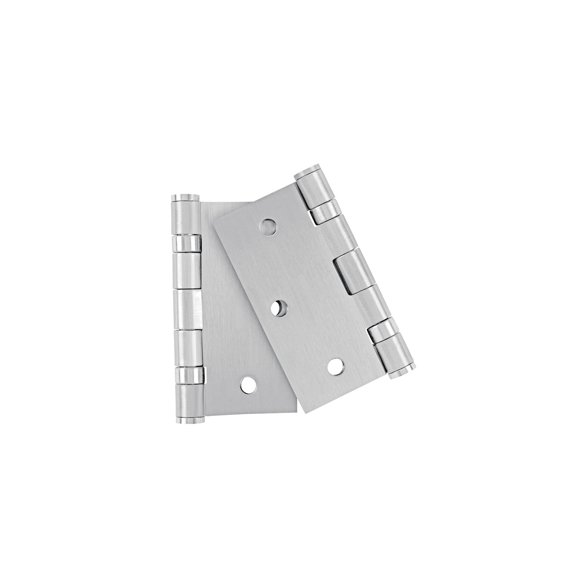 Bolsa 2 bisagras cuadradas 3'acero inox, cabeza plana