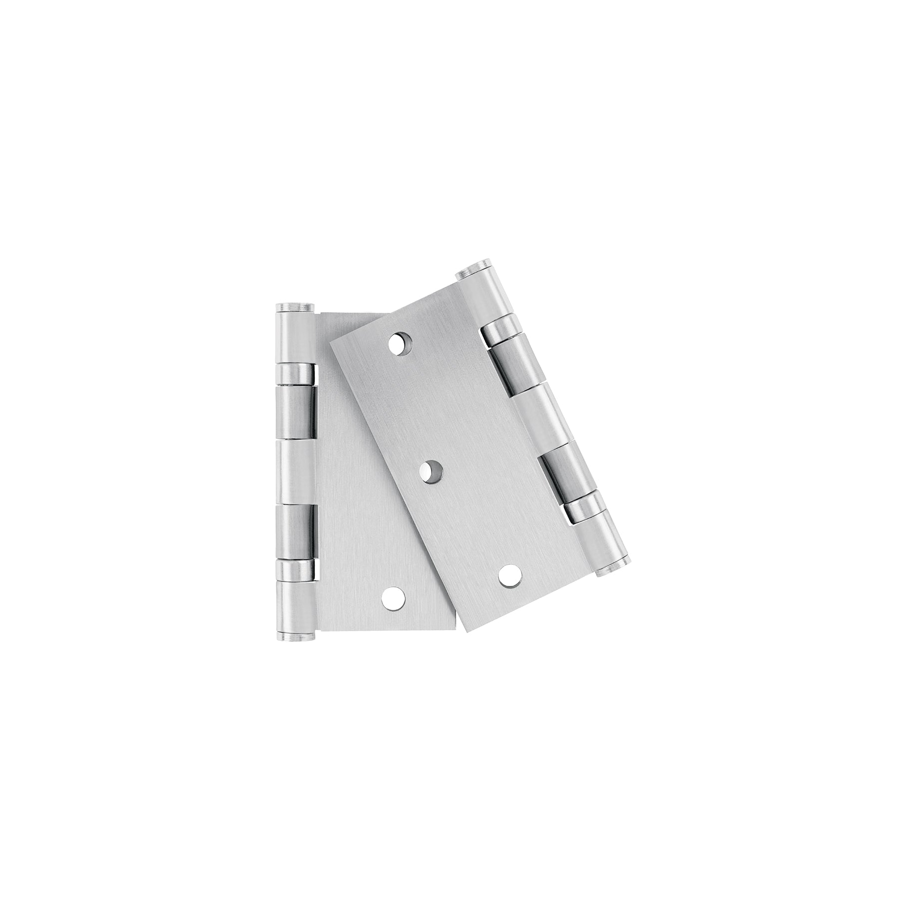 Bolsa 2 bisagras cuadradas 3-1/2' acero inox, cabeza plana