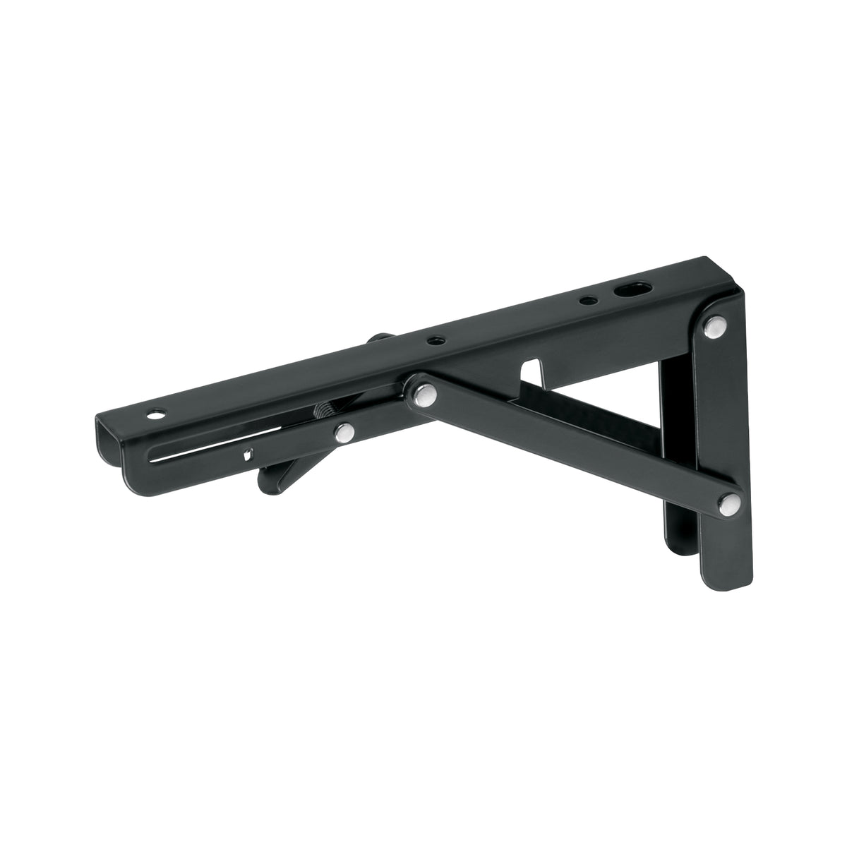 Ménsula plegable de acero negra 4' x 8', FIERO