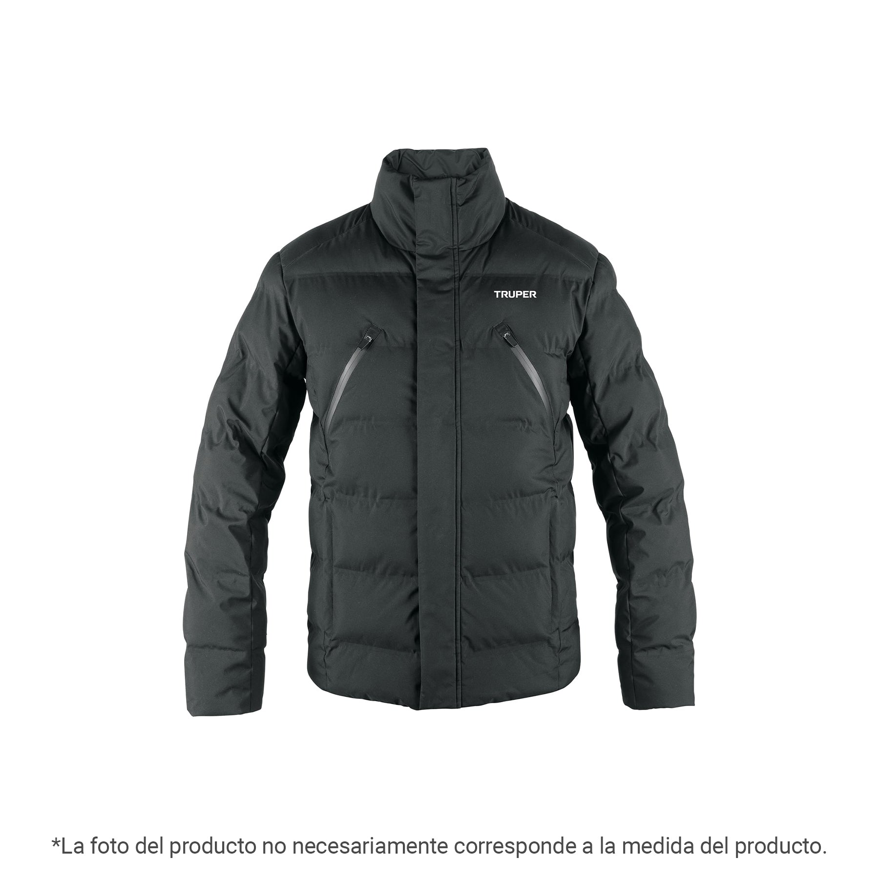 Chamarra acolchada térmica para mujer, negra, CH,TRUPER