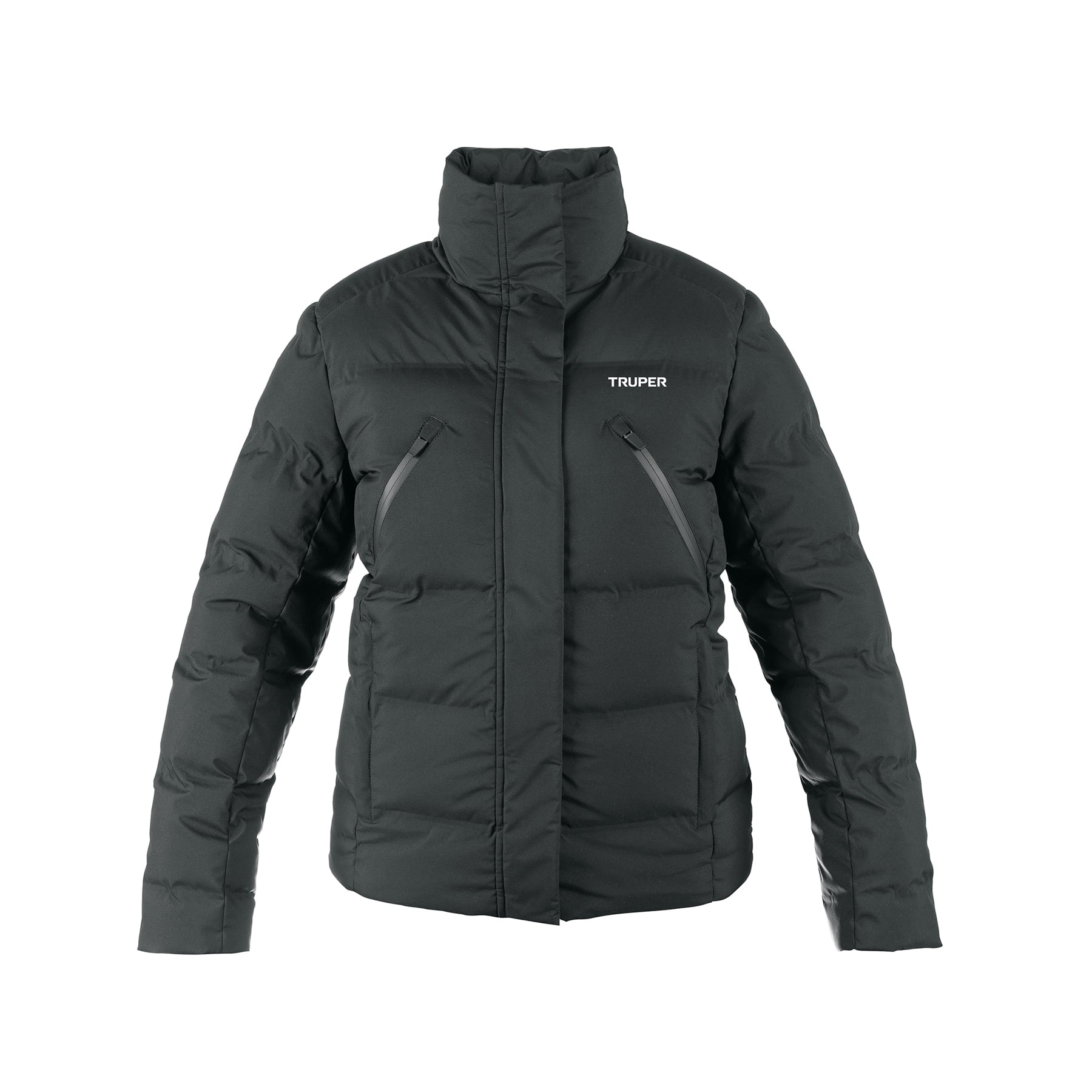Chamarra acolchada térmica para mujer, negra, M, TRUPER