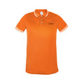 Playera polo performance para hombre, naranja, M, TRUPER