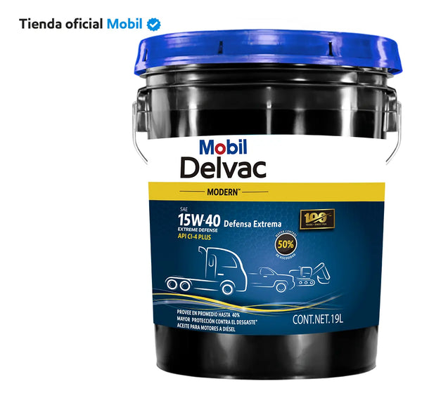 Aceite Mobil Delvac Modern 15W-40 Def Ext CI-4 Plus 19L