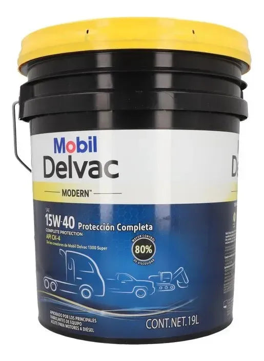 Aceite Motor Mobil 15W-40 Cubeta 19L