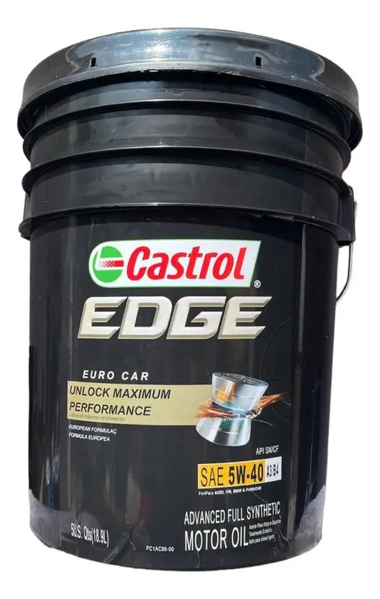 Aceite Motor Sintético Castrol Edge 5W-40 A3/B4 Cubeta 19L