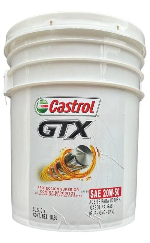 Aceite Castrol GTX 20W-50 (Cubeta)