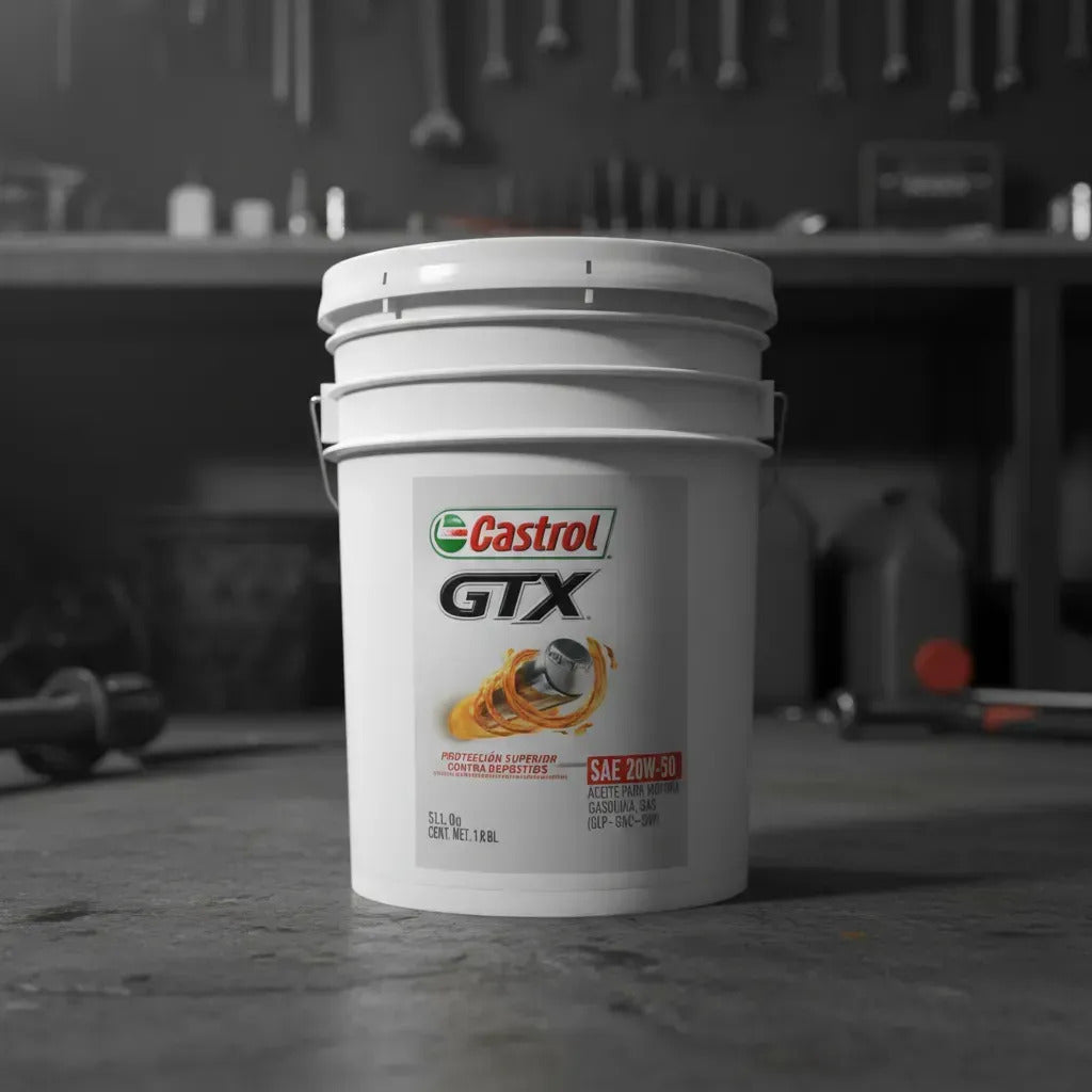 Aceite Castrol GTX 20W-50 (Cubeta)