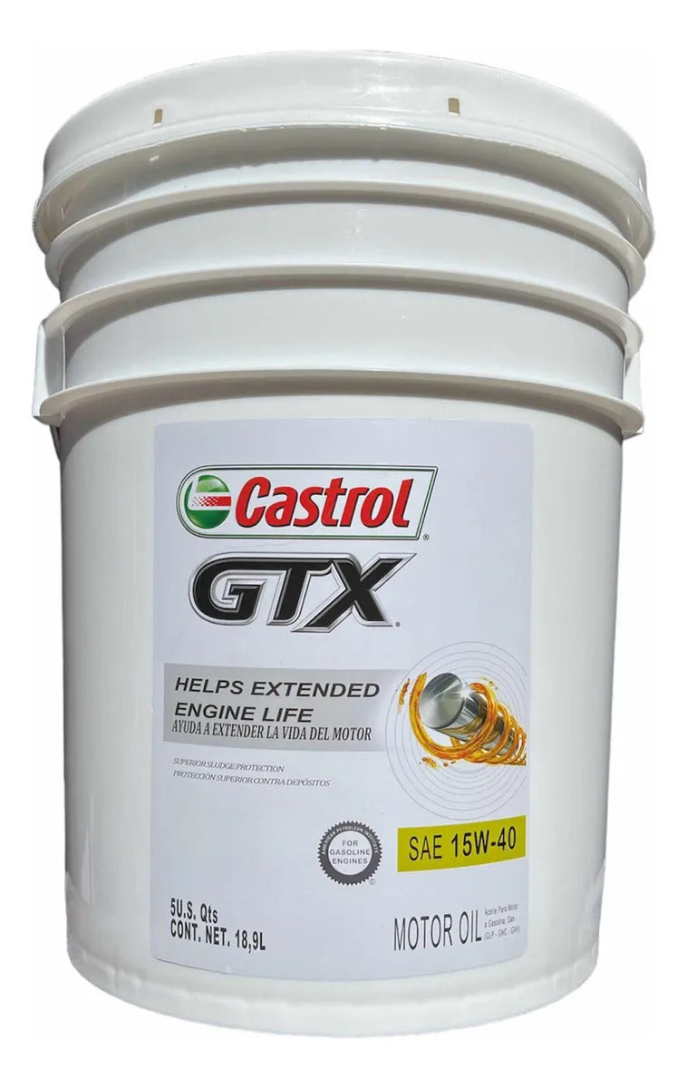 Aceite Castrol GTX 15W-40 (Cubeta)