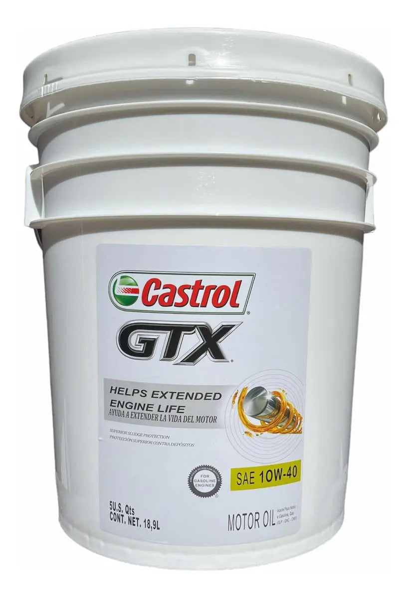 Aceite Castrol GTX 10W-40 (Cubeta)
